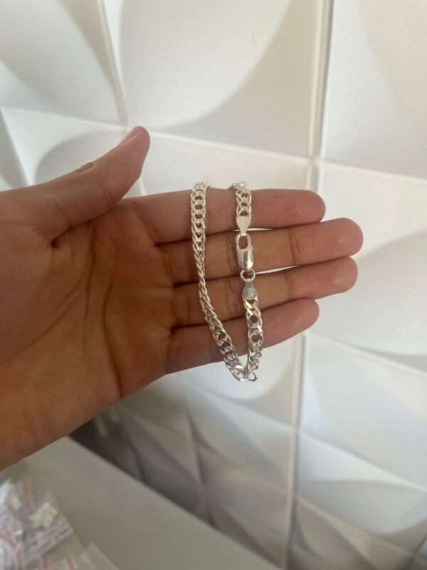 Pulseira Gourmet Elo Duplo 5mm - Imagem 2